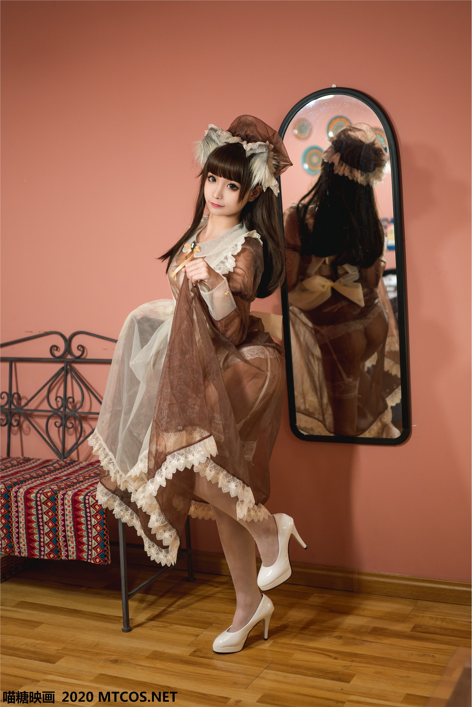 Meow candy image vol.124 stupid foam Brown Maid Dress(20)